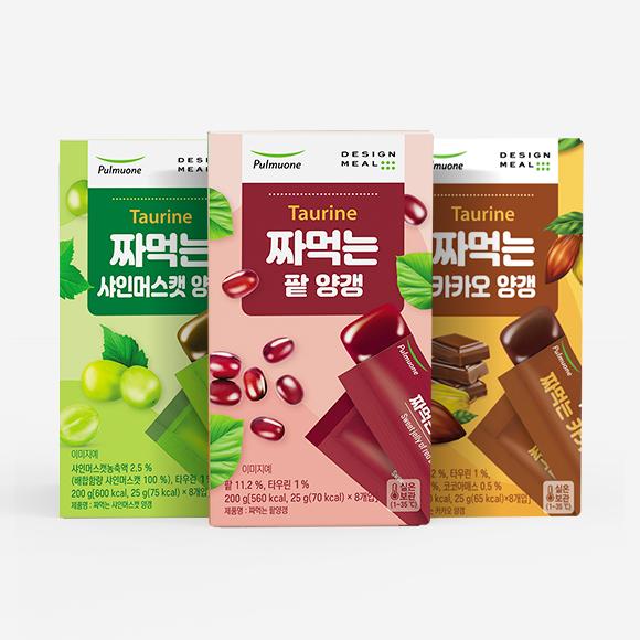 디자인밀 짜먹는 양갱(25gⅹ8개입) 3종