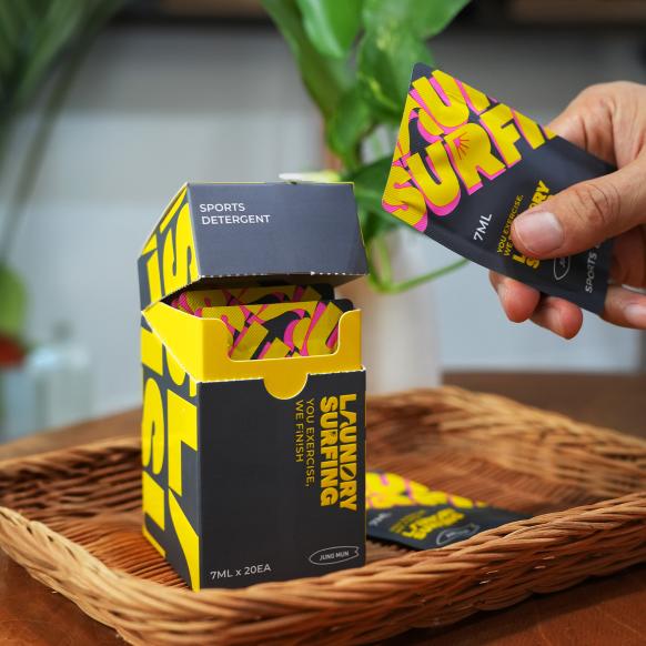 런드리서핑 운동복 세제 7ml x 20개입 (중문)