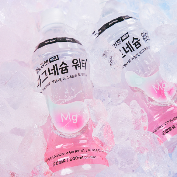 아미노리젠 마그네슘워터 복숭아맛 아미노산 비타민 제로슈거 500ml x 24개입