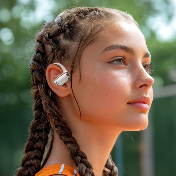 에이투 오픈이어7 오픈형 블루투스 이어폰 초경량 노이즈캔슬링 스포츠 귀걸이형 골전도 대체 무선이어폰 OPEN EAR 7